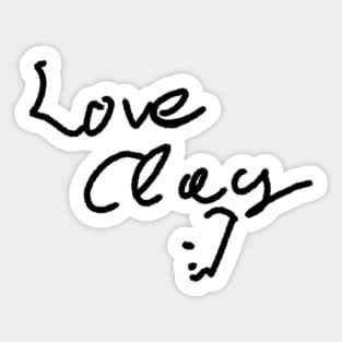 Love Clay :] - Daniil Medvedev Sticker